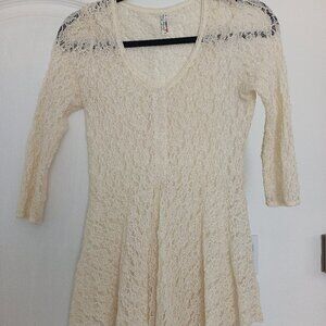 Free People 3/4 sleeve top